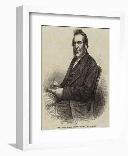 The Late Mr Richard Roberts, Mechanician and Engineer-null-Framed Giclee Print