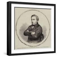 The Late Mr Robert Stephenson, MP, Civil Engineer-null-Framed Giclee Print