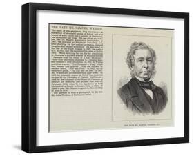 The Late Mr Samuel Warren-null-Framed Giclee Print