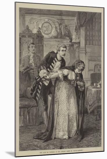 The Late Mr Sothern in the Library Scene in David Garrick-David Henry Friston-Mounted Giclee Print