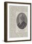 The Late Mr W H Barlow, Distinguished Civil Engineer-null-Framed Giclee Print