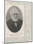 The Late Mr W H G Bagshawe, KC, Judge of County Courts-null-Mounted Giclee Print
