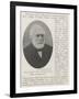 The Late Mr W H G Bagshawe, KC, Judge of County Courts-null-Framed Giclee Print