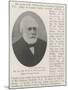 The Late Mr W H G Bagshawe, KC, Judge of County Courts-null-Mounted Giclee Print