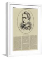 The Late Mr W H Seward-null-Framed Giclee Print