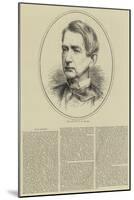 The Late Mr W H Seward-null-Mounted Giclee Print