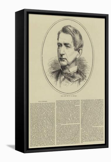 The Late Mr W H Seward-null-Framed Stretched Canvas