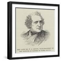 The Late Mr W L Leitch, Vice-President of the Institute of Painters in Water Colours-null-Framed Giclee Print