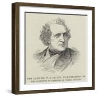 The Late Mr W L Leitch, Vice-President of the Institute of Painters in Water Colours-null-Framed Giclee Print