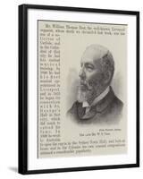 The Late Mr W T Best-null-Framed Giclee Print