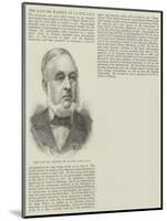 The Late Mr Warren De La Rue-null-Mounted Giclee Print