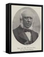 The Late Mr William Fife, Racing-Yacht Builder-null-Framed Stretched Canvas