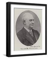 The Late Mr William Laird-null-Framed Giclee Print