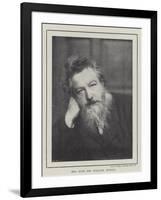 The Late Mr William Morris-null-Framed Giclee Print