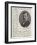 The Late Mr William Nicholl, the Eminent Singer-null-Framed Giclee Print