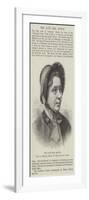 The Late Mrs Booth, Wife of General Booth, of the Salvation Army-null-Framed Giclee Print