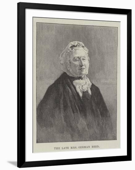 The Late Mrs German Reed-null-Framed Giclee Print