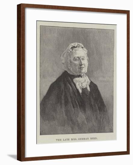 The Late Mrs German Reed-null-Framed Giclee Print
