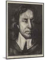 The Late National Portrait Exhibition, Oliver Cromwell-Samuel Cooper-Mounted Giclee Print