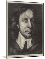 The Late National Portrait Exhibition, Oliver Cromwell-Samuel Cooper-Mounted Giclee Print