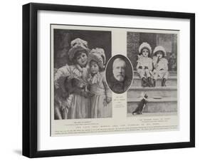 The Late Phil Morris, Ara, and Examples of His Work-Phil May-Framed Giclee Print