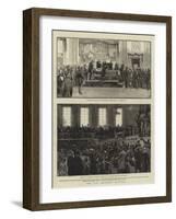 The Late President Garfield-null-Framed Giclee Print