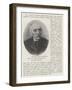 The Late Prince Hohenlohe, German Chancellor-null-Framed Giclee Print