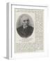 The Late Prince Hohenlohe, German Chancellor-null-Framed Giclee Print