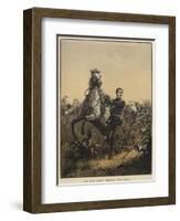 The Late Prince Imperial, the Attack-null-Framed Giclee Print