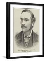 The Late Professor F M Balfour, Killed on Mont Blanc-null-Framed Giclee Print