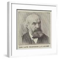 The Late Professor J C Adams-null-Framed Giclee Print