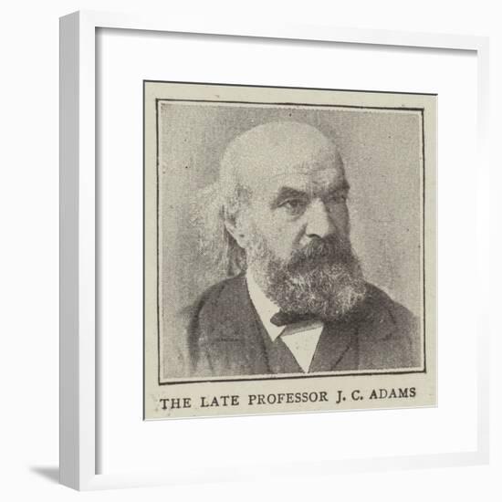 The Late Professor J C Adams-null-Framed Giclee Print