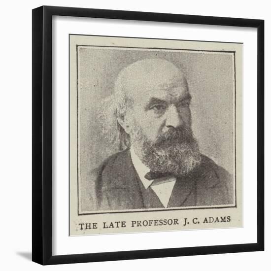 The Late Professor J C Adams-null-Framed Giclee Print