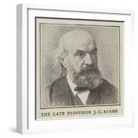 The Late Professor J C Adams-null-Framed Giclee Print