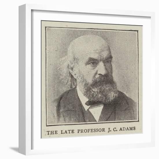 The Late Professor J C Adams-null-Framed Giclee Print