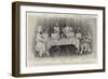 The Late Rajah Sir Gunpat Rao Khudkay, Kcsi, Presiding over the Council of Regency, Gwalior, India-null-Framed Giclee Print