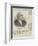 The Late Reverend Arthur O'Neill, Chartist-null-Framed Giclee Print