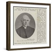 The Late Reverend Canon H J Ellison-null-Framed Giclee Print