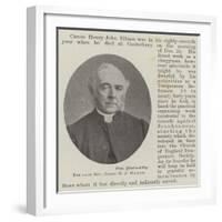 The Late Reverend Canon H J Ellison-null-Framed Giclee Print