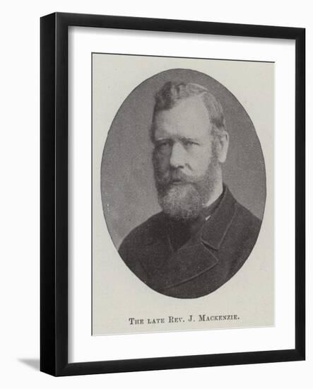 The Late Reverend J Mackenzie-null-Framed Giclee Print