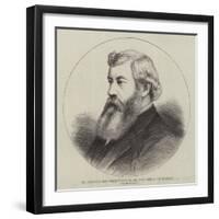 The Late Right Honourable George Ward Hunt, Mp, First Lord of the Admiralty-null-Framed Giclee Print