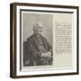 The Late Right Reverend Harvey Goodwin, Dd, Bishop of Carlisle-null-Framed Giclee Print