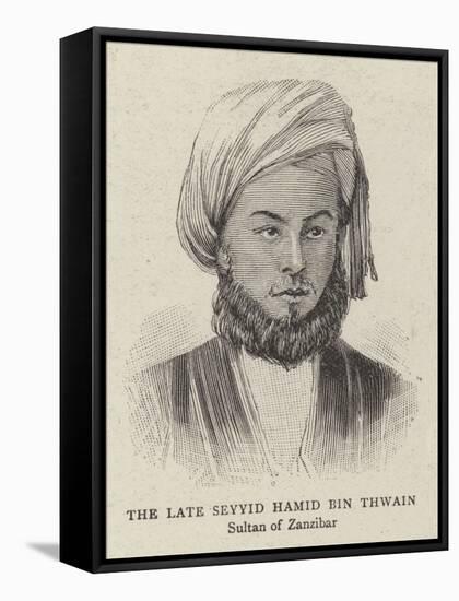 The Late Seyyid Hamis Bin Thwain-null-Framed Stretched Canvas