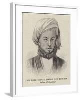 The Late Seyyid Hamis Bin Thwain-null-Framed Giclee Print