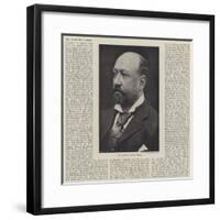 The Late Sir Augustus Harris-null-Framed Giclee Print