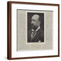 The Late Sir Augustus Harris-null-Framed Giclee Print