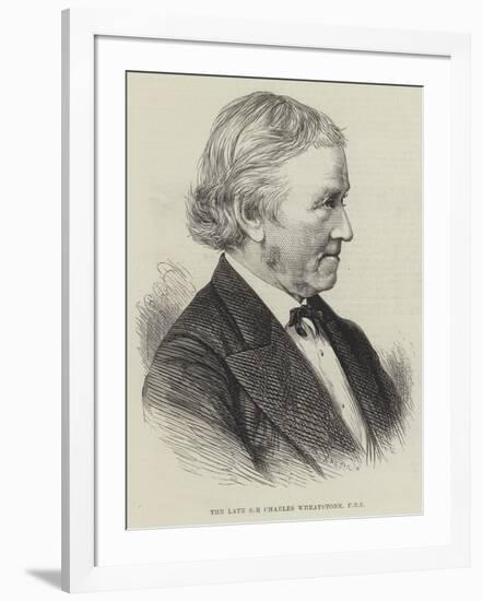 The Late Sir Charles Wheatstone-null-Framed Giclee Print