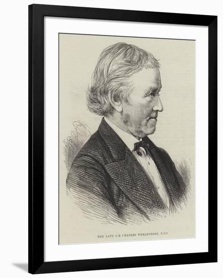 The Late Sir Charles Wheatstone-null-Framed Giclee Print