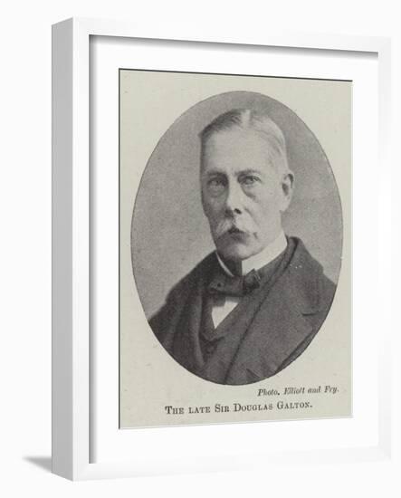 The Late Sir Douglas Galton-null-Framed Giclee Print