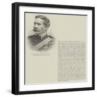 The Late Sir Frank Souter, Csi, Commissioner of Police, Bombay-null-Framed Giclee Print